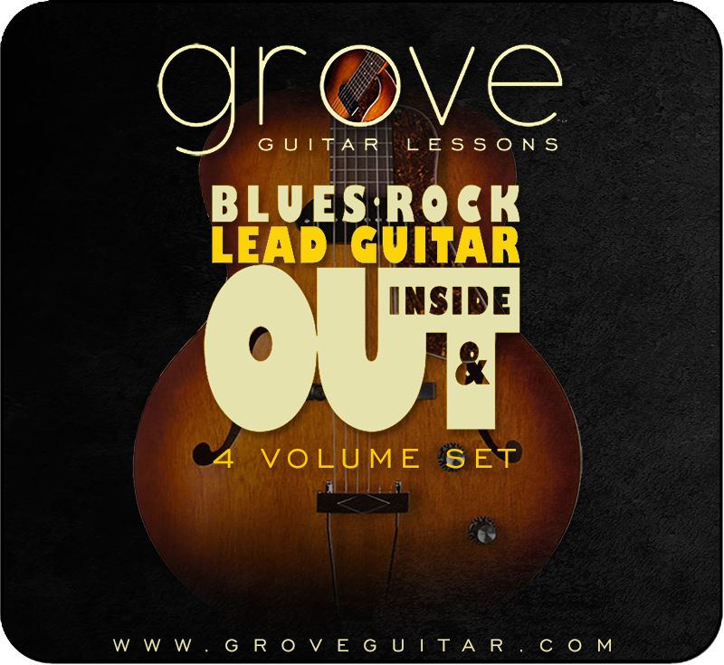 Blues Rock Lead Guitar Inside & Out 4 Volume Set product artwork